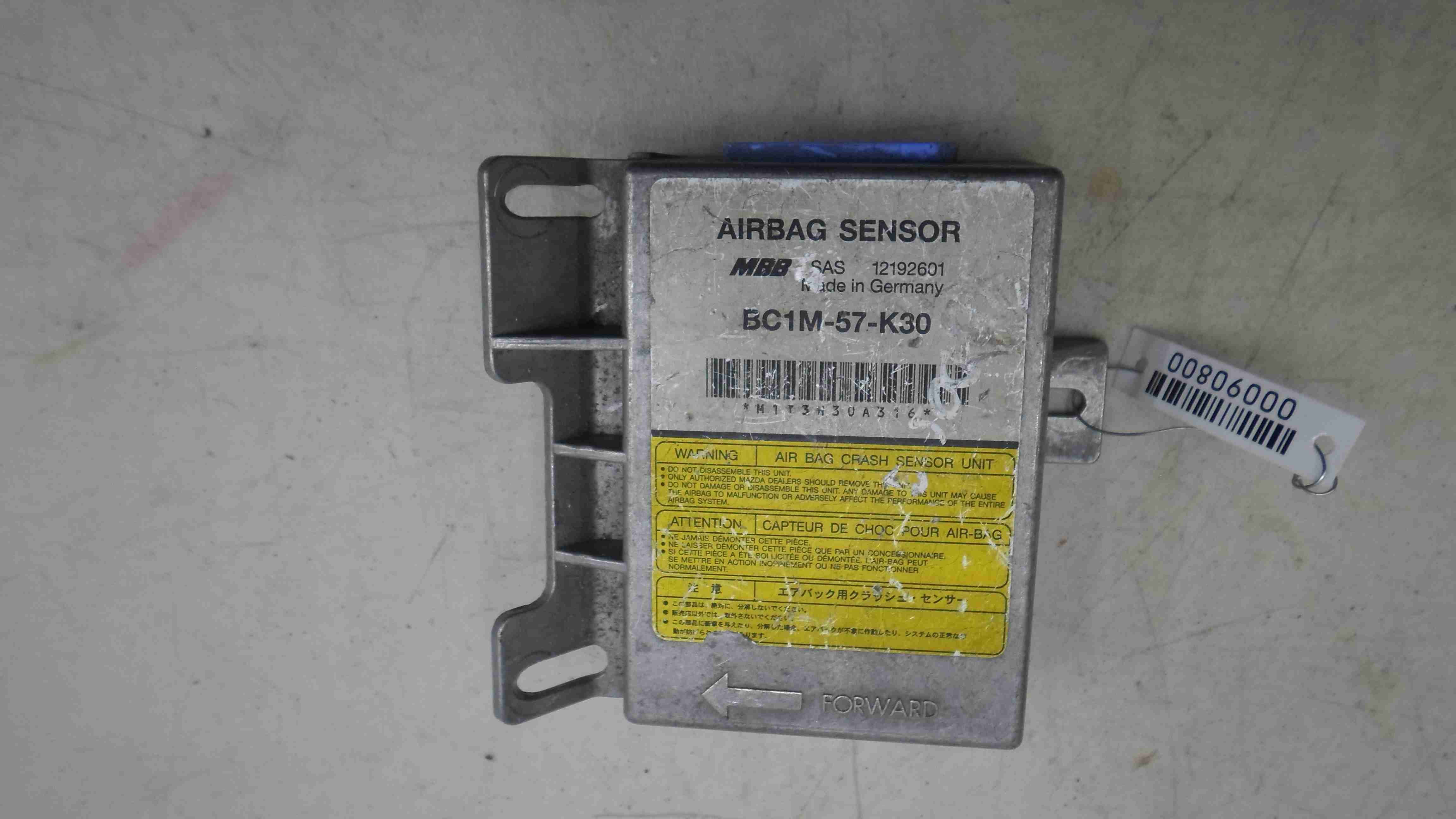 Блок управления подушек безопасности (AIR BAG) AP-0010260663